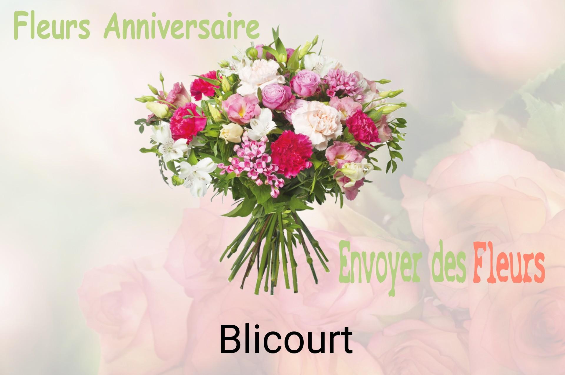 Bouquet de fleurs d’anniversaire livré à Blicourt